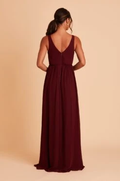 Laurie Empire Dress - Cabernet 26 Laurie Empire Dress - Cabernet -Wedding Dress Store BIRDY GREY LAURIE MATERNITY BRIDESMAID DRESS CABERNET 08