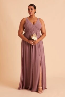 Laurie Empire Dress - Dark Mauve -Wedding Dress Store BIRDY GREY LAURIE MATERNITY BRIDESMAID DRESS DARK MAUVE 07 b06f953b 7708 4716 b6eb d4cf5b79a54b
