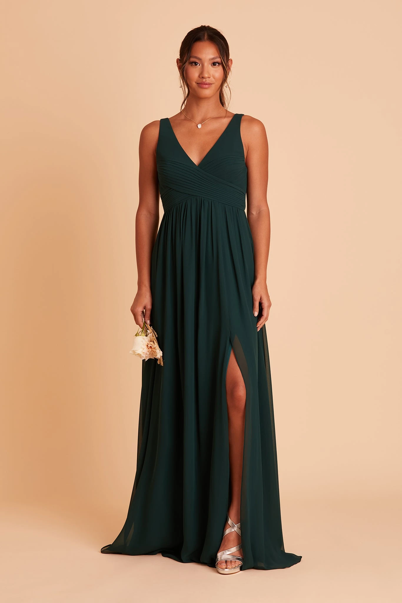 Laurie Empire Dress - Emerald 8 Laurie Empire Dress - Emerald - Image 6