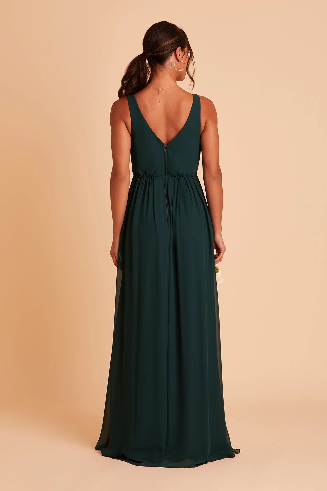 Laurie Empire Dress - Emerald 10 Laurie Empire Dress - Emerald - Image 8