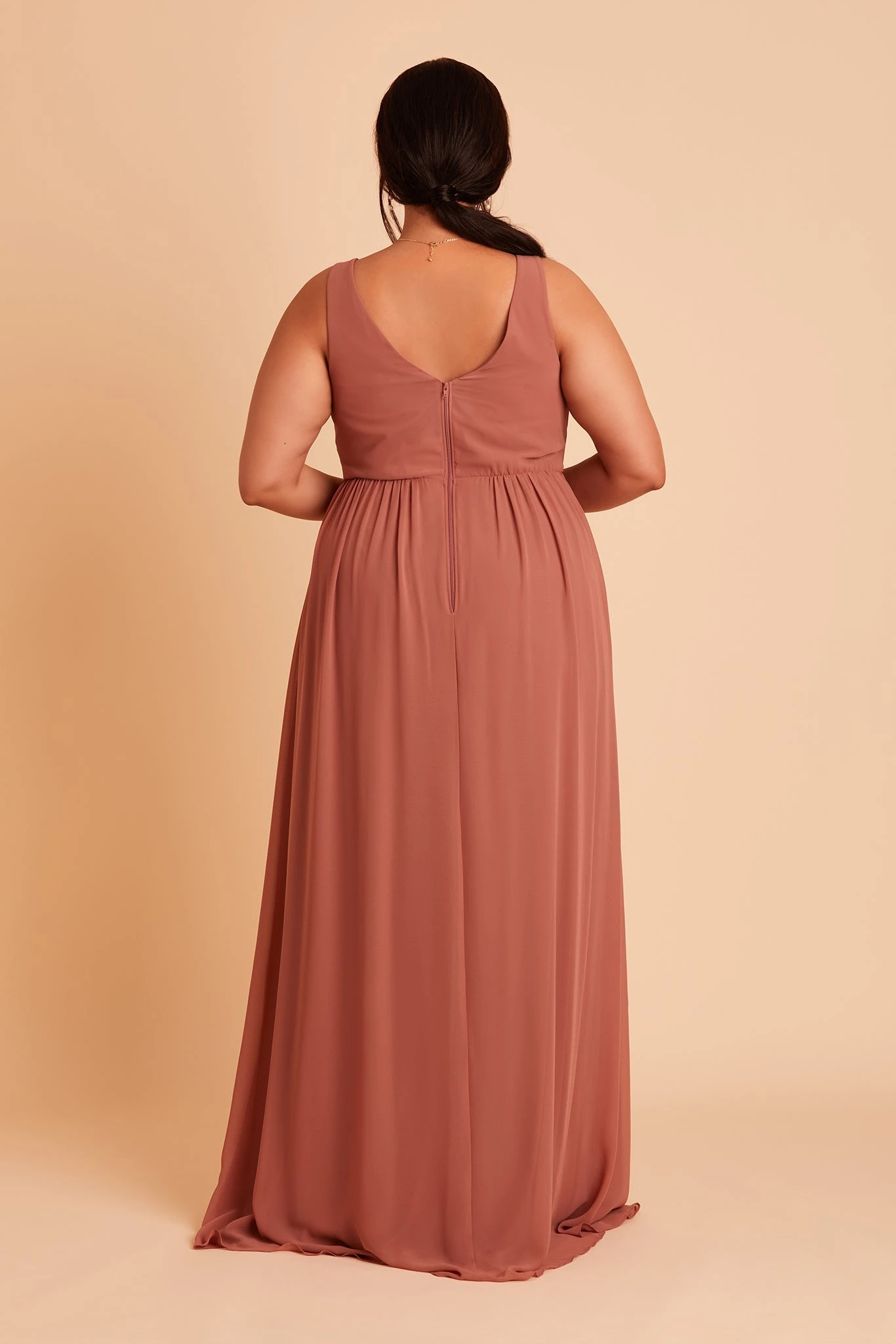 Laurie Empire Dress - Desert Rose - Image 12