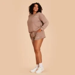 Sweat Shorts - Cocoa 26 Sweat Shorts - Cocoa -Wedding Dress Store BIRDY GREY LOUNGEWEAR PLUS SIZE SWEAT SHORTS COCOA 02 4b372b92 2741 4ce8 8135 188f3874abb1