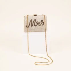 "Mrs." Clutch 10 "Mrs." Clutch -Wedding Dress Store BIRDY GREY MRS BRIDAL CLUTCH 04