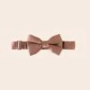 Sadie Dog Bow Tie Collar - Sheen Desert Rose 2 Sadie Dog Bow Tie Collar - Sheen Desert Rose -Wedding Dress Store BIRDY GREY MUGGSY DOG BOW TIE COLLAR DESERT ROSE 01