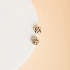 Newport Knot Earrings - Silver