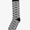 Mustache Novelty Groomsman Socks By No Cold Feet -Wedding Dress Store BIRDY GREY NO COLD FEET SOCKS MISTACHE GREY 01