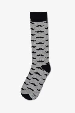 Mustache Novelty Groomsman Socks By No Cold Feet