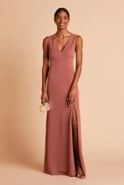 Shamin Crepe Dress - Desert Rose -Wedding Dress Store BIRDY GREY SHAMIN BRIDESMAID DRESS DESERT ROSE 04 6e59620a 1952 4138 9f14 b65b643ca95a