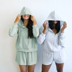 Zip Up Hoodie - Dusty Blue -Wedding Dress Store BIRDY GREY SWEATSUIT LIFESTYLE 561 RT 72c63815 9289 4b24 96be 607b30b1f2de