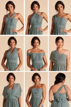 Grace Convertible Dress - Champagne -Wedding Dress Store Convertible Dress Collage Image Project F GRACE 6 UP 1 5385e70e 94db 496a 8855 a99470c94a39