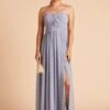 Grace Convertible Dress - Dusty Blue 1 Grace Convertible Dress - Dusty Blue -Wedding Dress Store GRACECONVERTIBLEDRESS DUSTYBLUE SLIT