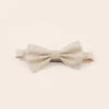 Harry Bow Tie - Neutral Champagne -Wedding Dress Store Neutral champagne harry bow tie 02