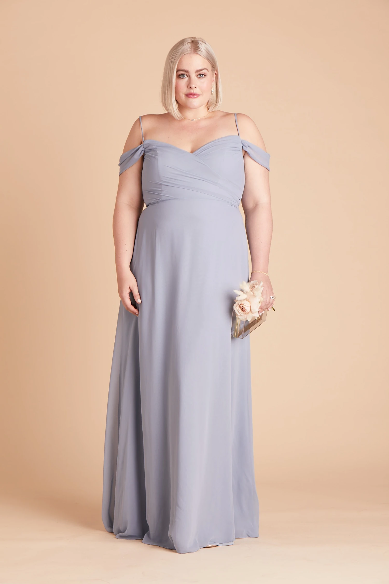 Spence Convertible Dress - Dusty Blue 7 Spence Convertible Dress - Dusty Blue - Image 6