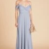 Spence Convertible Dress - Dusty Blue -Wedding Dress Store Spence DustyBlue Front
