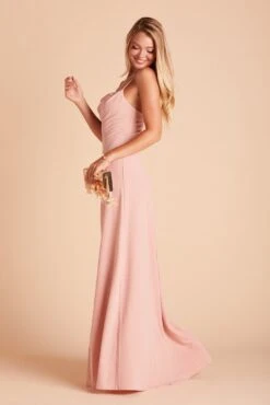 Ash Crepe Dress - Dusty Rose -Wedding Dress Store ab013f7e79e259b6e0e7968e8d1474ae