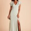 Hannah Crepe Dress - Sage 1 Hannah Crepe Dress - Sage -Wedding Dress Store b4b9a9f6608f234cda6ce851583fa3c0