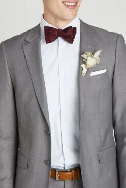 Daniel Bow Tie - Cabernet Dot
