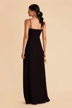 Chris Convertible Chiffon Dress - Black 17 Chris Convertible Chiffon Dress - Black -Wedding Dress Store black chris convertible bridesmaid dress 01