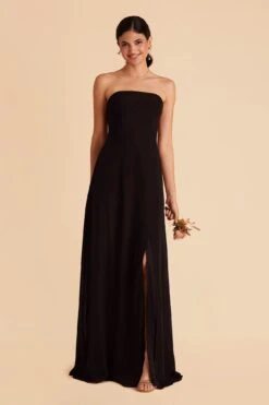 Chris Convertible Chiffon Dress - Black