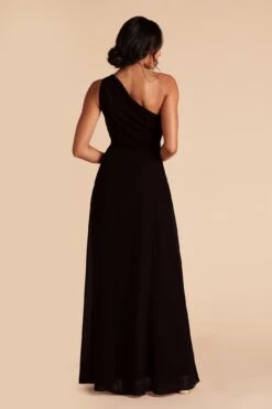 Kira Dress - Black 30 Kira Dress - Black -Wedding Dress Store black kira slit bridesmaid dress 01