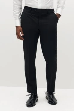Classic Black Suit Pants By SuitShop