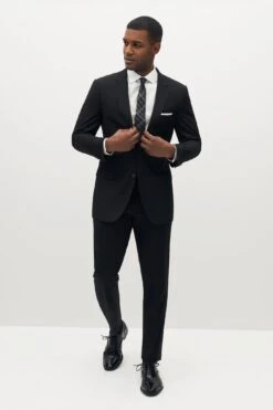 Classic Black Suit By SuitShop