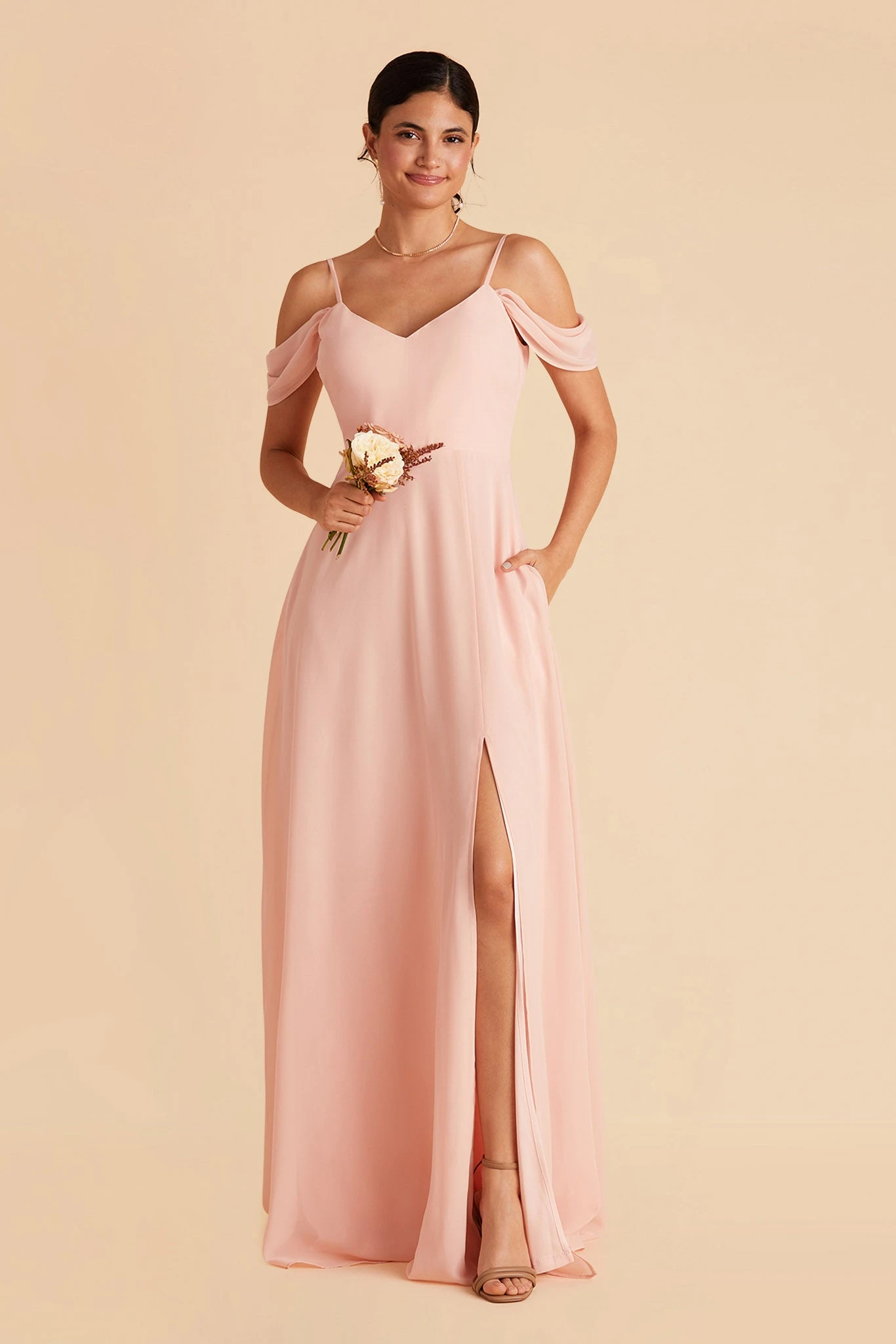 Devin Convertible Dress - Blush Pink 5 Devin Convertible Dress - Blush Pink - Image 3