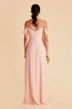 Devin Convertible Dress - Blush Pink 35 Devin Convertible Dress - Blush Pink -Wedding Dress Store blush pink devin convertible slit bridesmaid dress 05