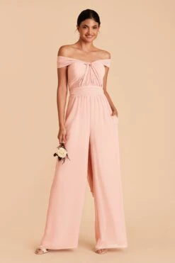 Gigi Convertible Jumpsuit - Blush Pink 13 Gigi Convertible Jumpsuit - Blush Pink -Wedding Dress Store blush pink gigi convertible bridesmaid jumpsuit 03 a2a2973a 5c5b 43e1 9fd9 963ca1f9ff52