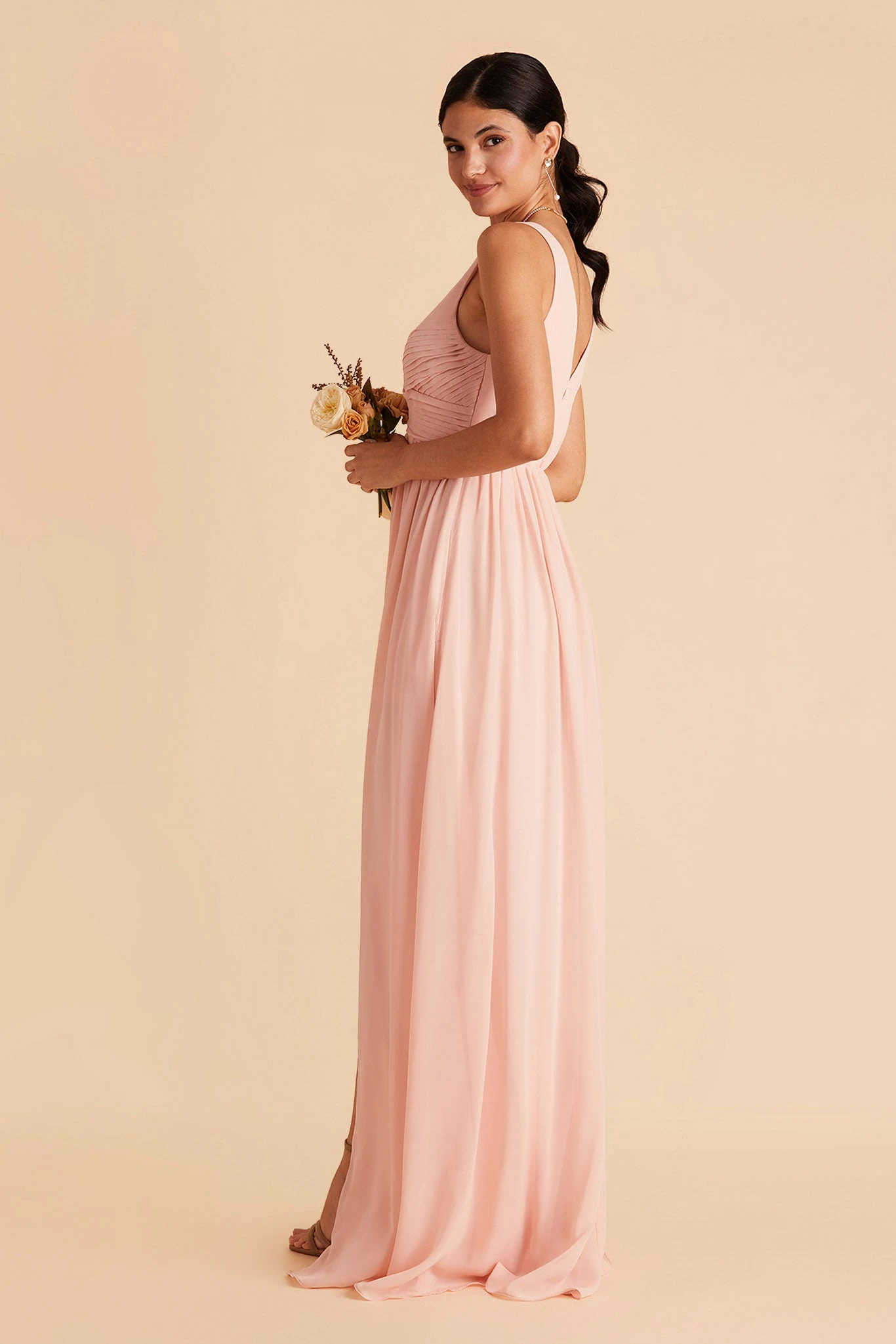 Laurie Empire Dress - Blush Pink 7 Laurie Empire Dress - Blush Pink - Image 5