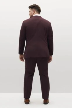 Burgundy Groomsman Suit By SuitShop -Wedding Dress Store burgundy suitshop groomsmen suit 05