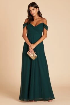 Spence Convertible Dress - Emerald -Wedding Dress Store c9a701dec5a41a1857e436cb11d309cb