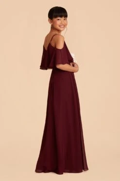 Janie Convertible Junior Dress - Cabernet 18 Janie Convertible Junior Dress - Cabernet -Wedding Dress Store cabernet janie convertible junior bridesmaid dress 03