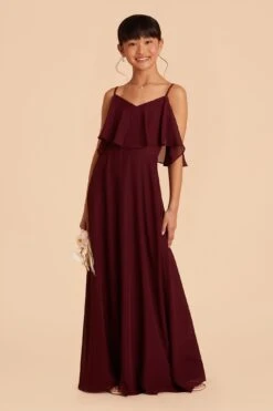 Janie Convertible Junior Dress - Cabernet 25 Janie Convertible Junior Dress - Cabernet -Wedding Dress Store cabernet janie convertible junior bridesmaid dress 07
