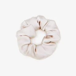 Cat Satin Scrunchie - Champagne