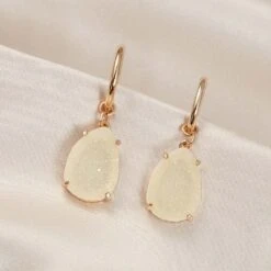 Hendrix Teardrop Earrings - Champagne