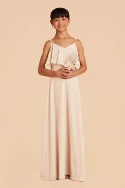Janie Convertible Junior Dress - Champagne