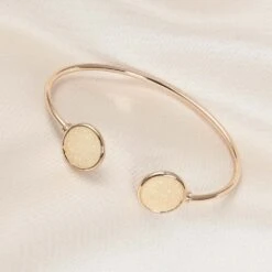 Stevie Bangle Bracelet - Champagne