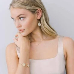 Presley Charm Necklace - Champagne -Wedding Dress Store champhendstevpres 46101fd5 8d98 4398 b1f8 4e170f08fbc9