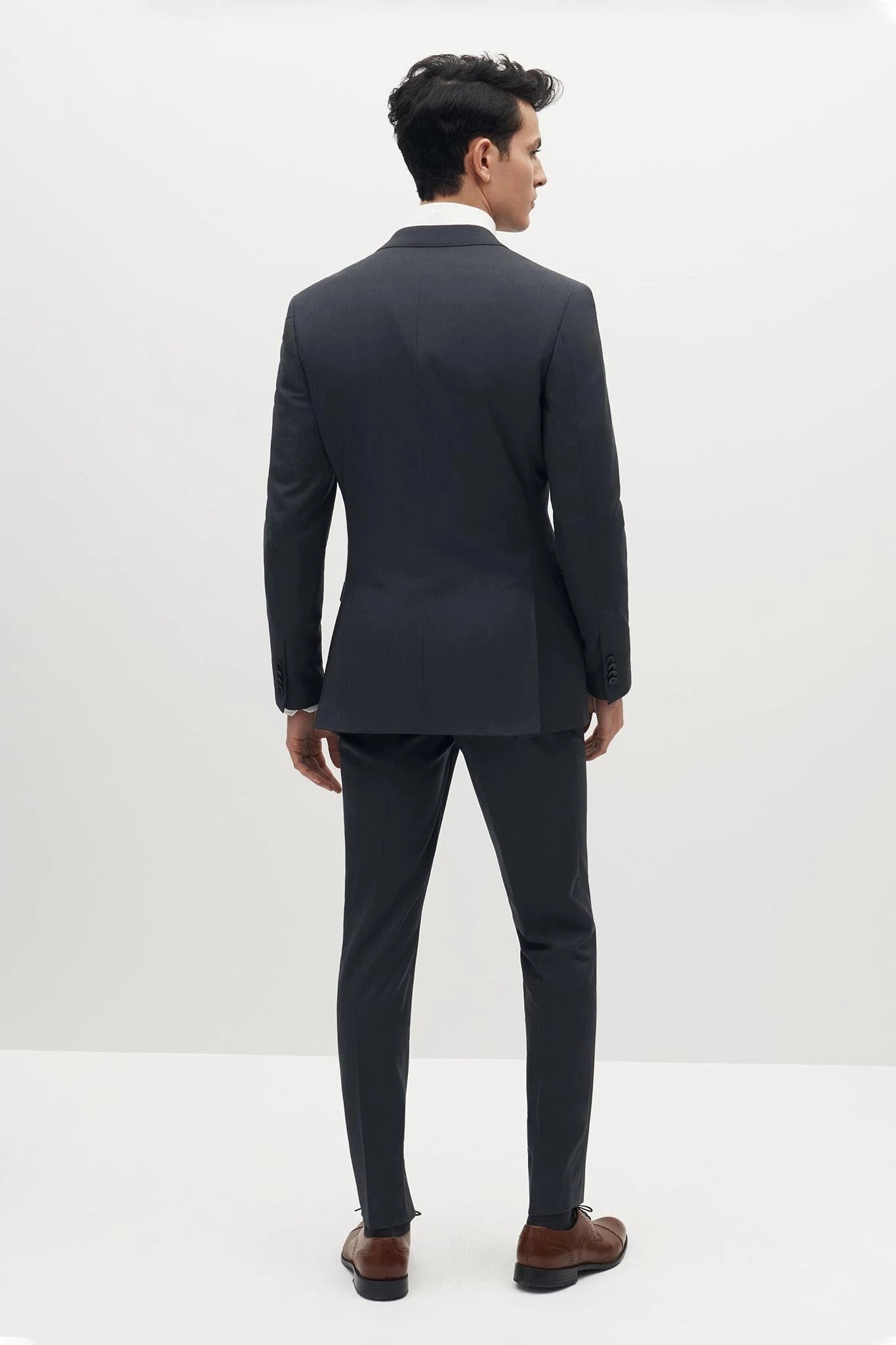 Charcoal Gray Suit Jacket By SuitShop 6 Charcoal Gray Suit Jacket By SuitShop - Image 4