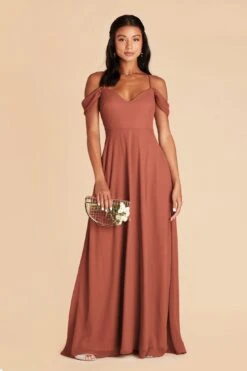 Devin Convertible Dress - Desert Rose -Wedding Dress Store desert rose devin convertible bridesmaid dress 01
