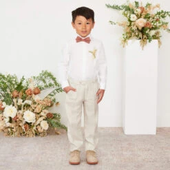 Harry Bow Tie - Desert Rose -Wedding Dress Store desert rose harry bow tie 02 1