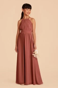 Sienna Junior Dress - Desert Rose -Wedding Dress Store desert rose sienna junior bridesmaid dress 03