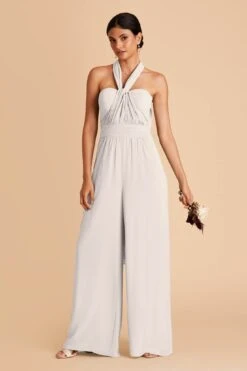 Gigi Convertible Jumpsuit - Dove Gray