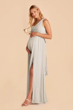 Grace Convertible Dress - Dove Gray -Wedding Dress Store dove gray grace convertible bridesmaid dress 02