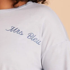 Crew Neck Sweatshirt - Dusty Blue -Wedding Dress Store dusty blue crewneck plus size loungewear 04 81e8fafd dadd 4d6e 9c79 b643f44df9d6