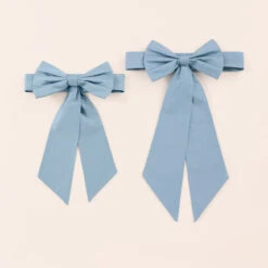 Liz Flower Girl Sash - Dusty Blue -Wedding Dress Store dusty blue liz flower girl sash 01 488d3a1d 8ad0 49ed 86bd f80ec0fdba55