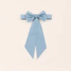 Liz Flower Girl Sash - Dusty Blue -Wedding Dress Store dusty blue liz flower girl sash 02 93df0dce e5fc 42a8 b956 da9d2720b475
