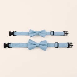Sadie Dog Bow Tie Collar - Dusty Blue 8 Sadie Dog Bow Tie Collar - Dusty Blue -Wedding Dress Store dusty blue sadie dog bow tie collar 01 1b442ba4 7e61 4f7c 8843 537ee859b7ca