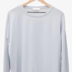 Crew Neck Sweatshirt - Dusty Blue -Wedding Dress Store dusty blue sweat crewneck TMS LIVE PREVIEW 01